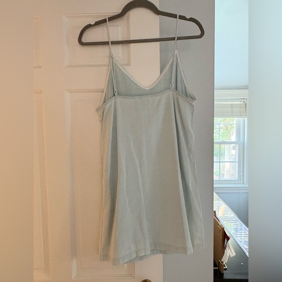TNA Aritzia Yirrell Chambray Mini Dress – Blue, Size S - Picture 4 of 5
